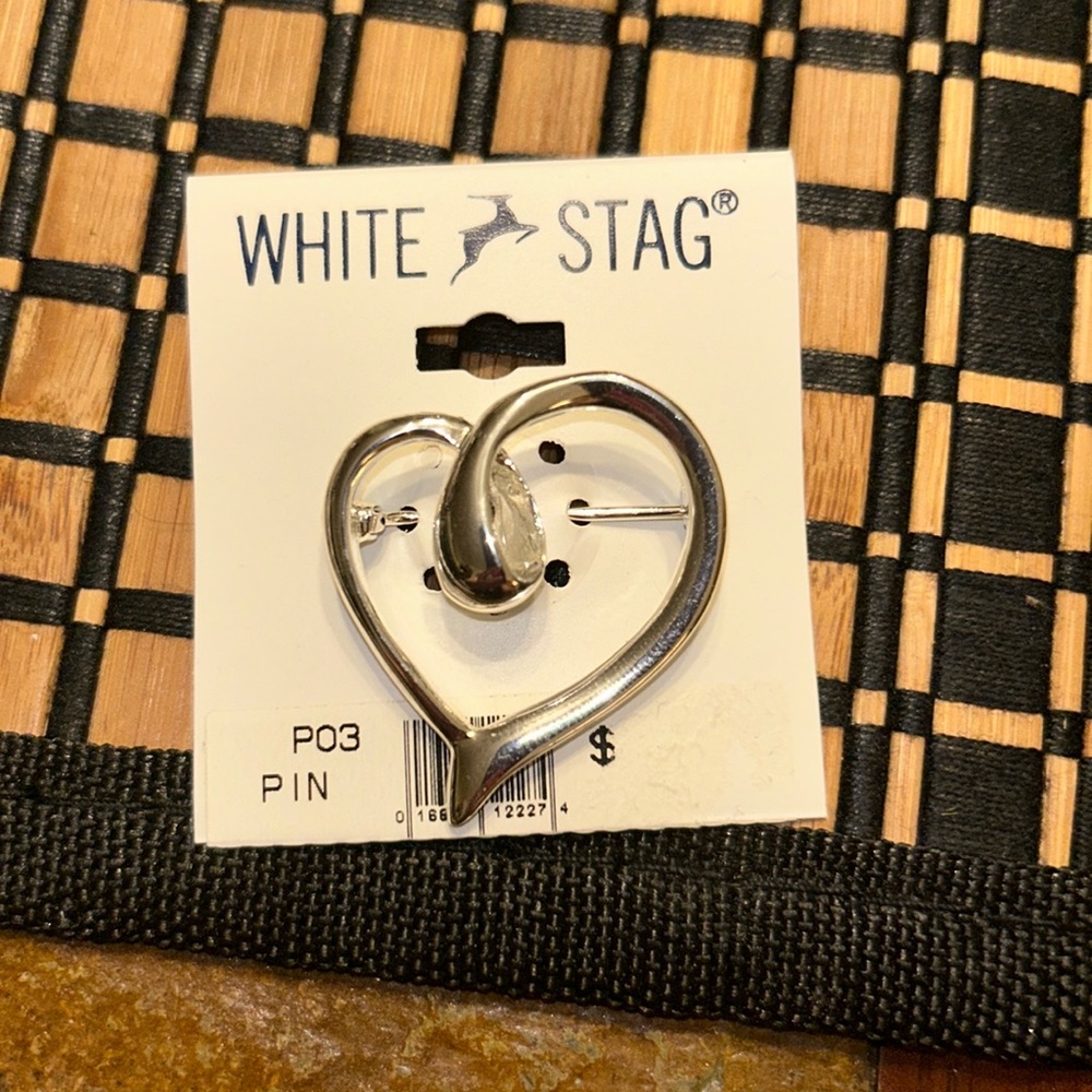 White stag pin